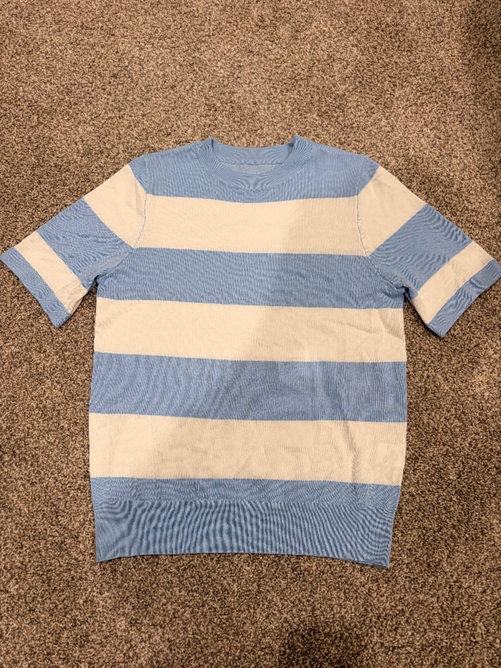 Simple blue striped shirt